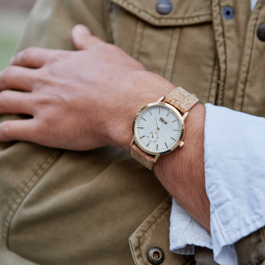 Flex Watches Eco Flex Natural/Gold Natural/Gold