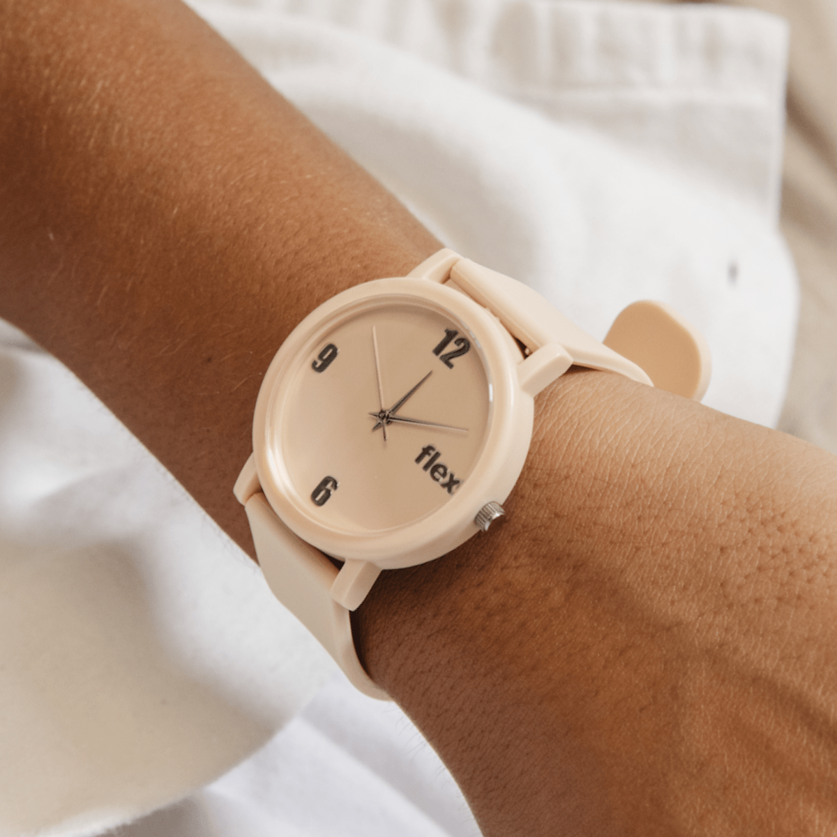 Tan Ocean Plastic Watch