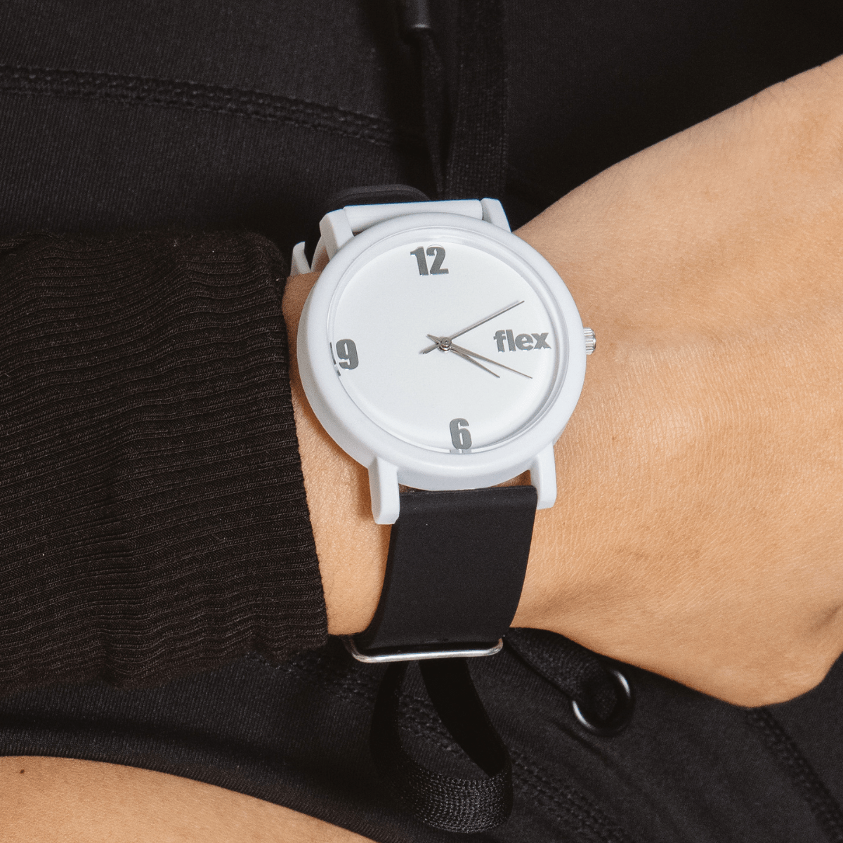 White & Black Ocean Plastic Watch