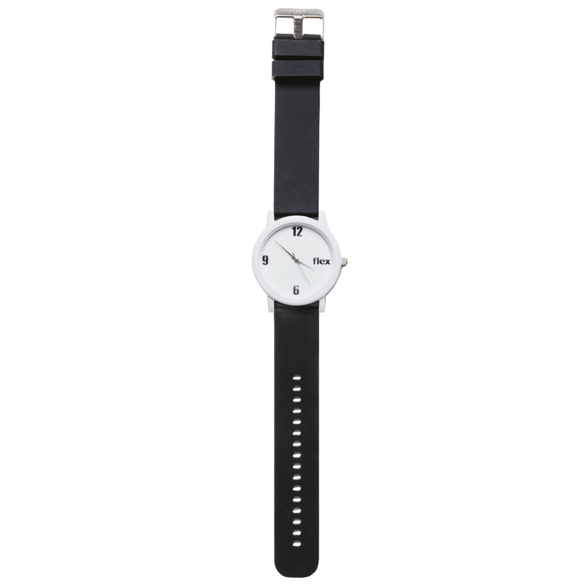 Flex Watches Ocean Plastic White &amp; Black Flex